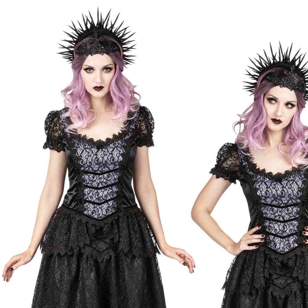 Sinister - 1339 Top - Zwart/Lila